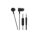 Audio-Technica オーディオテクニカ スマートフォン用インナーイヤーヘッドホン 「dip neon color」 (ブラック) ATH-CKL220iS-BK