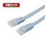 【5個セット】 ミヨシ カテ5eストレートLANケーブル フラットタイプ 幅7.2mm 厚さ1.5mm ブルー 5m ZLN-FL05BLX5
