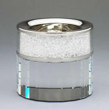 スワロフスキー SWAROVSKI キャンドルステック 1016654 CRYSTALLINE TEA LIGHT LARGE【37％OFF】【セール】【RCPmara1207】