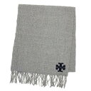 g[o[` TORY BURCH }t[ 32145412 TORY WHIPSTITCH T SCARF GRAY/NAVY GYyyMt_z