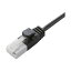 (まとめ)エレコムツメ折れ防止スリムLANケーブル(Cat6) ブラック 1.5m LD-GPST/BK15 1本【×10セット】