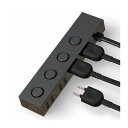 エレコム 電源タップ 延長コード デザインタップun modo(2ピン・4個口・ロック付) AVT-D6-2410BK(代引不可)