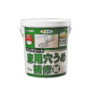 アサヒペン AP コンクリ床用穴うめ補修材 4kg C005グレー