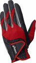 アシックス GROUND GOLF パワーグリップグローブ GGG630 レッド(23)