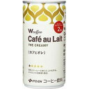 伊藤園 W ダブリュー coffee カフェオレ 190g×30本 1ケース コーヒー(代引き不可) 【送料無料】