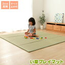 置き畳 半畳 国産 い草ラグ 「折りたためるマット」 ナチュラル 約82×164cm(代引不可)【送料無料】