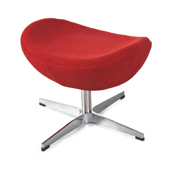 アルネ・ヤコブセン エッグチェア オットマン (ファブリック) Arne Jacobsen Egg Chair Ottoman リプロダクト(代引き不可)【1年保証付】【送料無料】【Aug08P3】