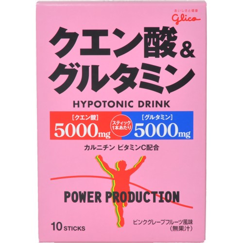 グリコ クエン酸&グルタミン 124g【Aug08P3】【最大ポイント10倍 〜8/16 9:59まで】　