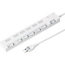 サンワサプライ 節電エコタップ(2P・6個口・集中スイッチ付・3m) TAP-S18-3