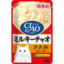 チャオ ミルキーチャオ ささみ ほたて味 40g いなばペットフード【S1】