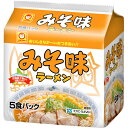マルちゃん みそ味ラーメン 北海道限定 5食パック 東洋水産