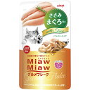 MiawMiawグルメフレーク ささみ まぐろ添え ソフトゼリータイプ 60g アイシア