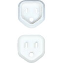 サンワサプライ プラグ安全カバー(3P用・2個入り) TAP-PSC3N