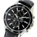 カシオ CASIO エディフィス EDIFICE クロノ クオーツ メンズ 腕時計 時計 EFR-546L-1AV ブラック
