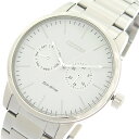 シチズン CITIZEN エコ・ドライブ Eco-Drive クオーツ メンズ 腕時計 時計 AO9040-52A ホワイト/シルバー