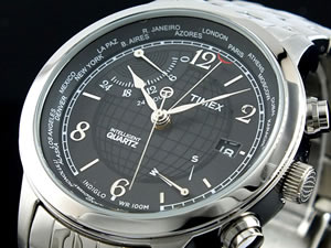 タイメックス TIMEX インテリジェント クオーツ ワールド タイム 腕時計 T2N610【15％OFF】【セール】