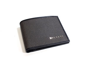 ブルガリ BVLGARI BLACK 二つ折り財布（小銭入れ無） 32580 【14％OFF】【セール】【RCPmara1207】