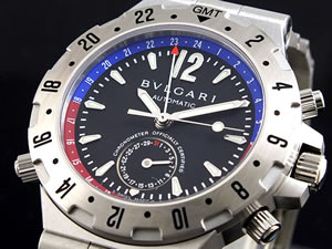 ブルガリ BVLGARI ディアゴノ GMT 腕時計 GMT40SSD【46％OFF】【セール】
