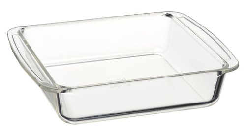 耐熱ガラス ケーキ型 ケーキ焼き皿 グラタン皿 角型(iwaki)