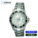 【AUREOLE】オレオール メンズ腕時計 SW-416M-3 アナログ表示 10年電池 20気圧防水 /1点入り(代引き不可)