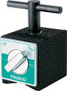 TRUSCO αマグネットホルダ ハンドル付 吸着力800N【TMH80AH】(マグネット用品・マグネットベース)