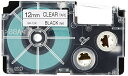 カシオ ラベルライター ネームランド テープ 12mm XR-12X-5P-E 透明5本 (XR-12X-5P-E)