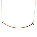 ティファニー TIFFANY&CO 33637152 Tiffany T スマイル ペンダント 18KRG ネックレス【送料無料】