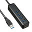 サンワサプライ 磁石付USB3.0 4ポートハブ USB-3H405BK (代引不可)