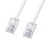 サンワサプライ 抗菌CAT5eLANケーブル KB-T5KK-02W (代引不可)