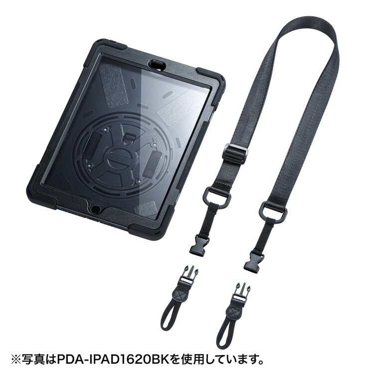 サンワサプライ iPad10.9インチ用前面保護フィルター付<strong>耐衝撃ケース</strong> PDA-IPAD1920BK(代引不可)【送料無料】