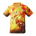 ニッタク(Nittaku) 卓球アパレル SKYLEAF SHIRT(スカイリーフシャツ ) 男女兼用 NW2180 【カラー】イエロー 【サイズ】3S(代引不可)