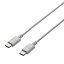 エレコム USB2.0ケーブル(極細、C-C) MPA-CCX10WH
