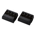 エレコム 電池ケース/単3用/クリアブラック BC-CELL01BK(代引不可)