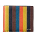 Paul Smith ポール スミス【M1A 4833 A40023 96?BrightStripe】BRIGHTSTRIPE 二つ折財布(代引不可)【送料無料】