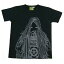 戦国武将Tシャツ 【織田信長 第2弾】 Sサイズ 半袖 ブラック(黒) 〔Uネック おもしろ〕