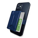 エレコム ELECOM MagSafe対応カードポケット iPhone12 / mini / Pro / ProMax マグネットレザー スタンド MAGKEEP AMS-BPDSNV(代引不可)