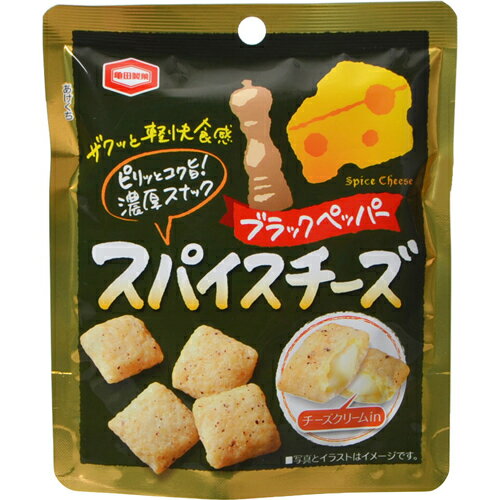 【ケース販売】スパイスチーズ ブラックペッパー 30g×10袋 亀田製菓...:rcmdva:11327303