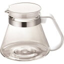 カフェウェーブ用耐熱ガラスポット 約600ml ホワイト AA0043 マックマー カフェウェーブ用耐熱ガラスポット 約600ml ホワイト AA0043 マックマー