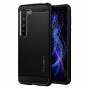 SPIGEN スピゲン AQUOS アクオス R5G Rugged Armor ブラック ACS01047 スマホ 携帯 カバー 保護