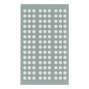 STALOGY 丸シール5mm スノー S2052