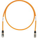 パンドウイット CAT6A/CAT6 シールドパッチコード 3m オレンジ STP6X3MOR