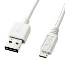 サンワサプライ 両面挿せるマイクロUSBケーブル(MicroB)ホワイト KU-RMCB1W (代引不可)