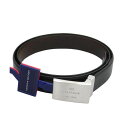 トミーヒルフィガー TOMMY HILFIGER ベルト リバーシブル ブラック/ブラウン レザー ベルト ロゴ フラッグ マーク【送料無料】