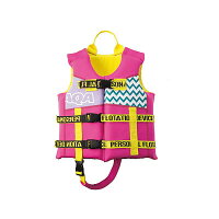 AQA(エイ・キュー・エイ) AQAスノーケリングジャケットジュニア KA9024 【カラー】11(ピンク×イエロー) 【サイズ】Sの画像