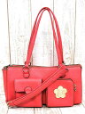 マリークワント MARY QUANT ハンドバッグ 2WAY ショルダー フェイクレザー デイジー 鞄 ピンク 難あり レディース 【中古】【ベクトル 古着】 161205 古着 買取&販売 ベクトルイズム