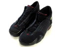 ナイキ NIKE エアジョーダン 14 AIR JORDAN 14 スニーカー 98年製 黒 ブラック 27.5cm 136016-001 難あり ☆AA★ メンズ 【中古】【ベクトル 古着】 161215 古着 買取&販売 ベクトルイズム
