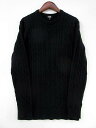 ユニクロ UNIQLO セーター ケーブルニット クルー コットン カシミヤ Cable Crew Neck Sweater 黒 ブラック L 150230 メンズ 【中古】【ベクトル 古着】 170417 古着 買取&販売 ベクトルイズム