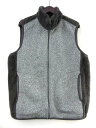 ユニクロ UNIQLO ベスト ニット フリース ボア 切替 グレー XL メンズ 【中古】【ベクトル 古着】 170620 古着 買取&販売 ベクトルイズム