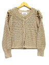 【中古】スナイデル snidel ニット カーディガン 長袖 パワーショルダー パールスタッズ ダスティーピンク F レディース 【ベクトル 古着】 181220 古着 買取&販売 ベクトルイズム