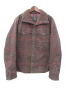 NICOLE CLUB FOR MEN ニコルクラブフォーメン グレンチェック柄 中綿 ジャケット 48 ブラウン系 メンズ 【中古】【ベクトル 古着】 170215 古着 買取&販売 ベクトルイズム